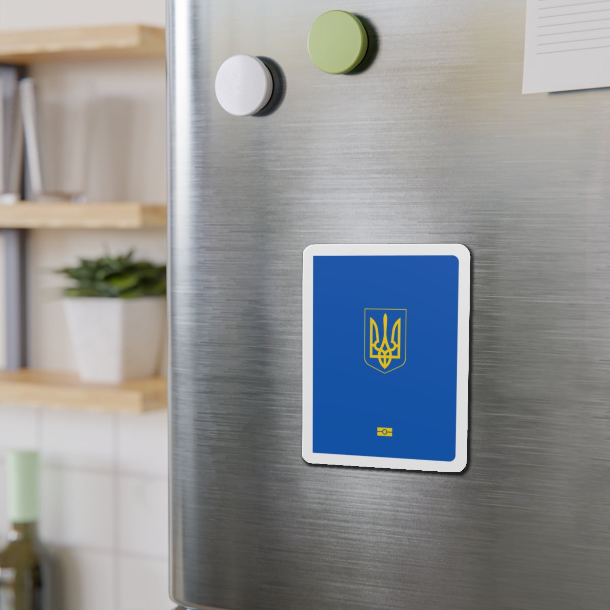 Ukrainian Passport - Die-Cut Magnet-The Sticker Space