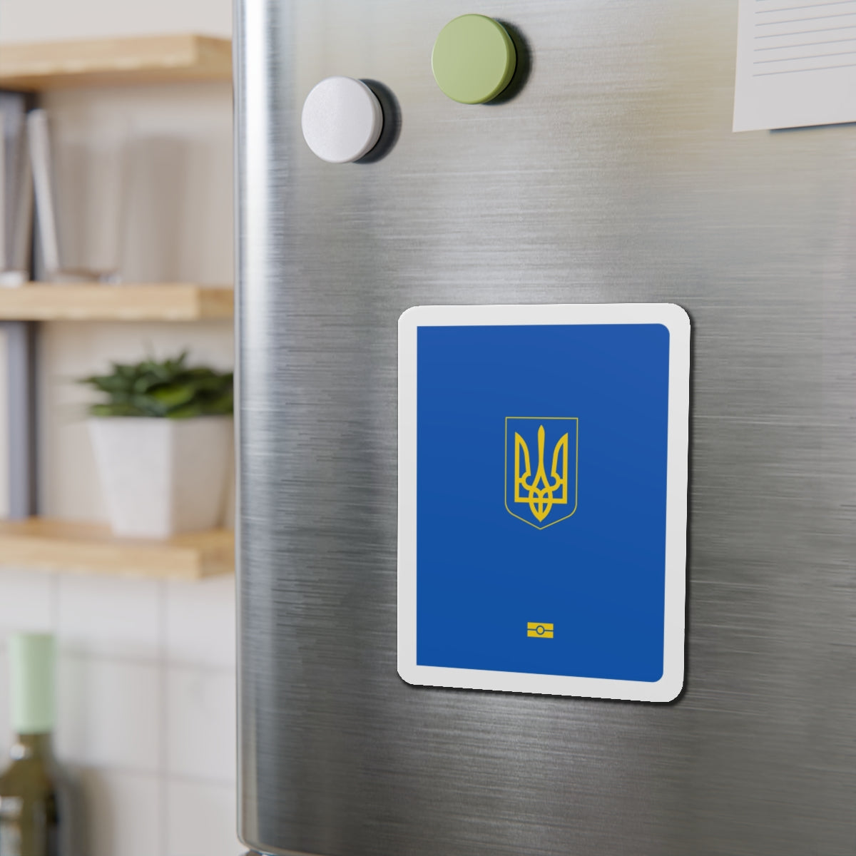 Ukrainian Passport - Die-Cut Magnet-The Sticker Space