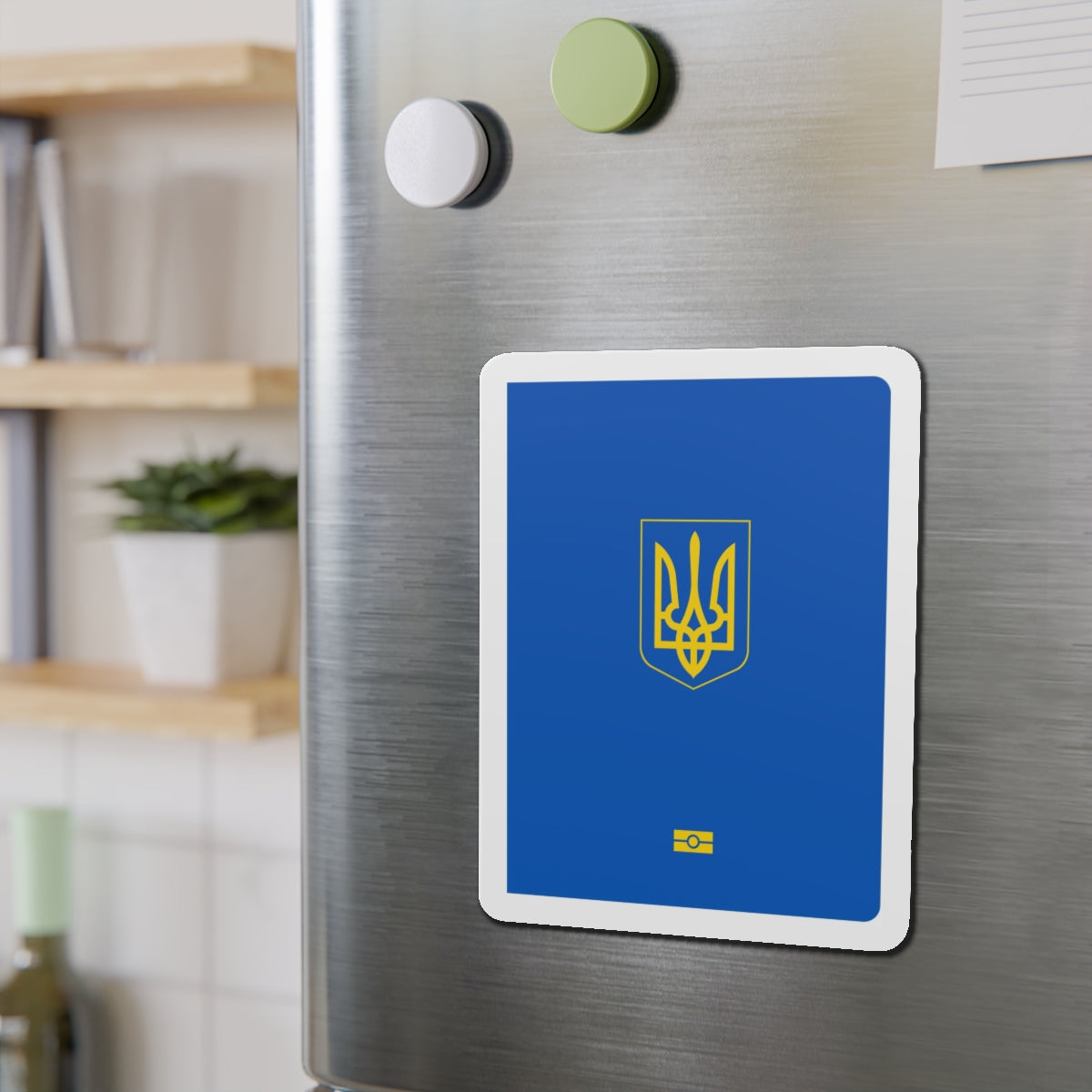 Ukrainian Passport - Die-Cut Magnet-The Sticker Space