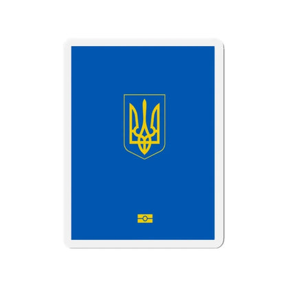 Ukrainian Passport - Refrigerator Magnet 2 Inch - The Sticker Space