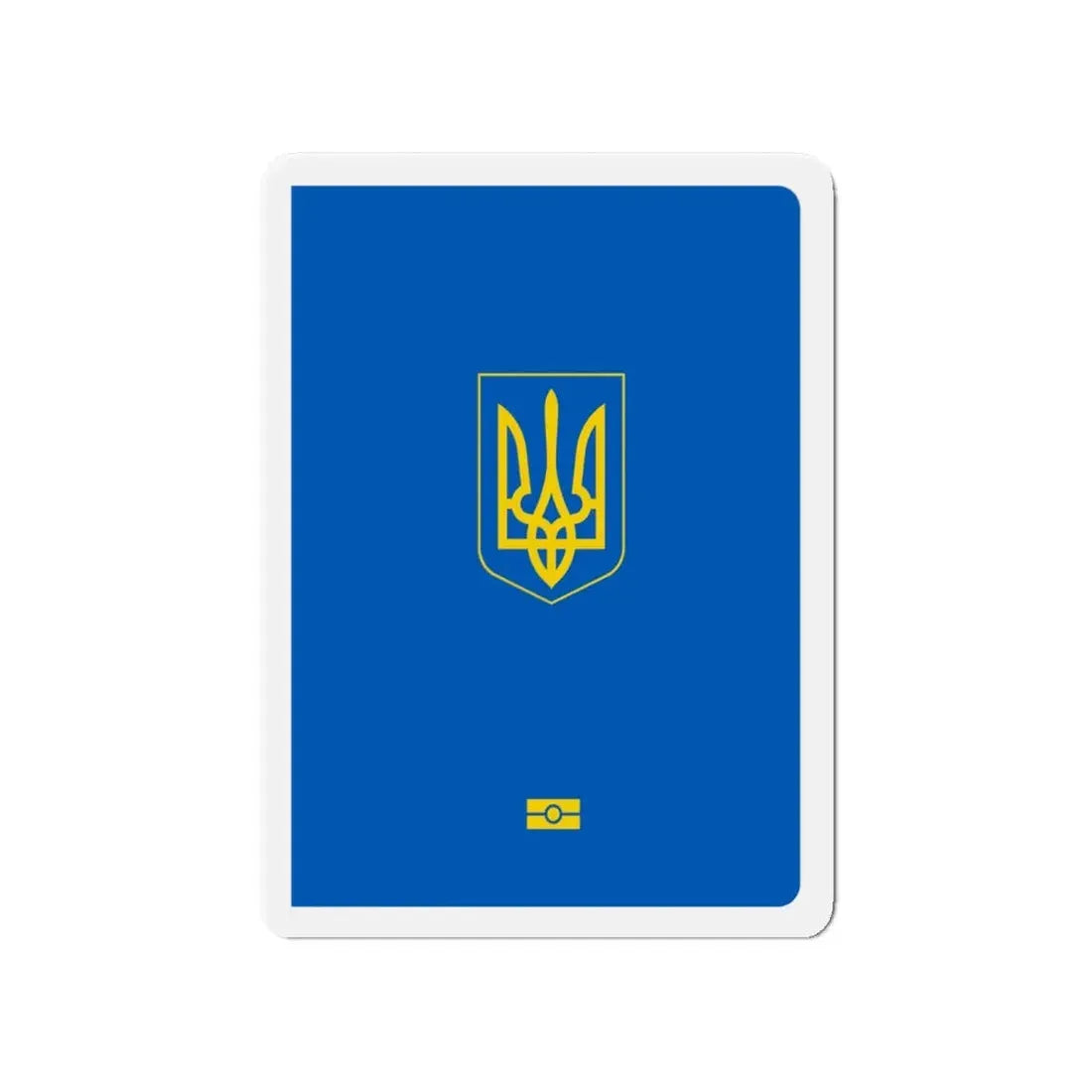 Ukrainian Passport - Refrigerator Magnet 4 Inch - The Sticker Space