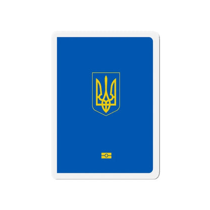 Ukrainian Passport - Refrigerator Magnet 5 Inch - The Sticker Space