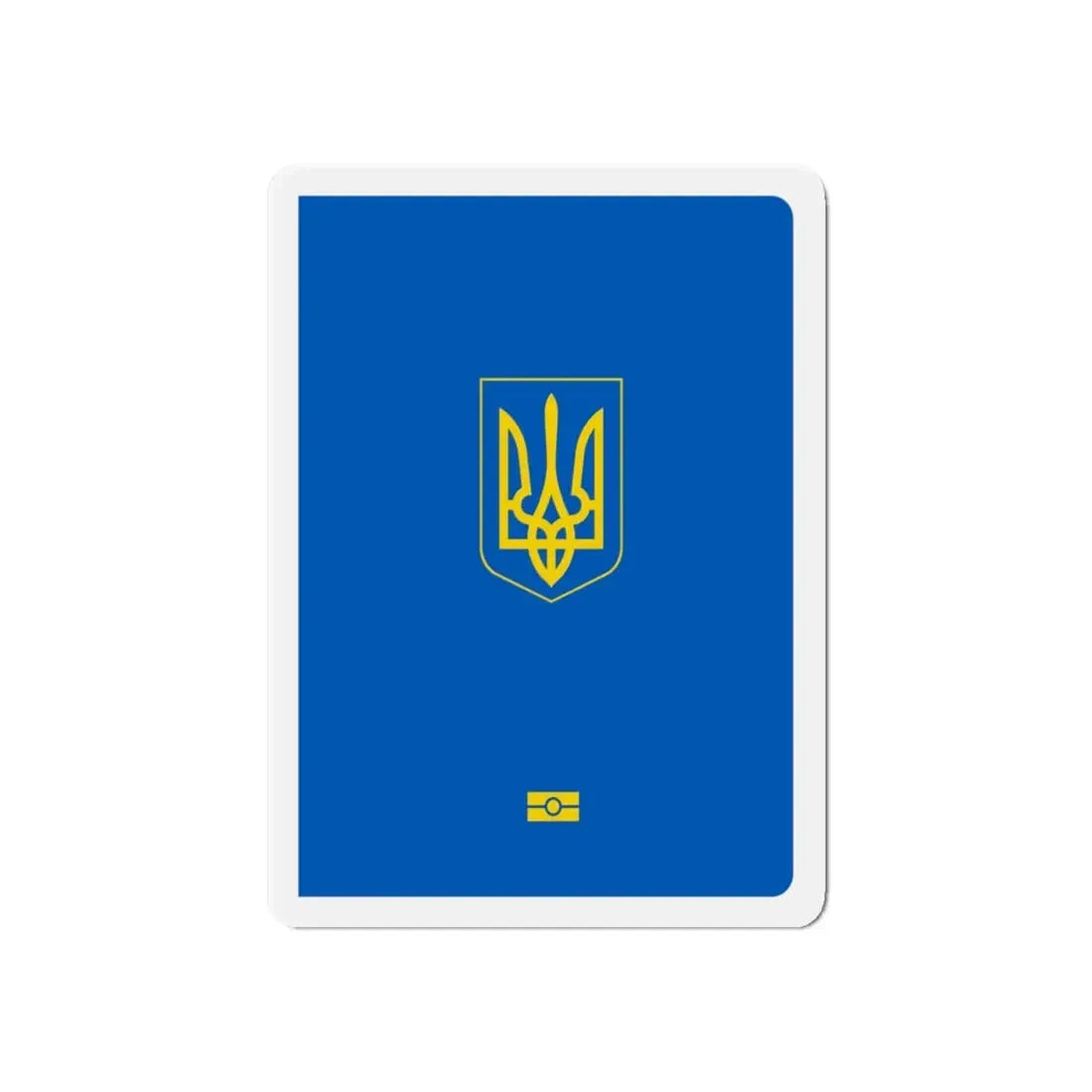 Ukrainian Passport - Refrigerator Magnet 6 Inch - The Sticker Space