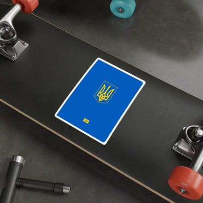 Ukrainian Passport STICKER Vinyl Die-Cut Decal-The Sticker Space