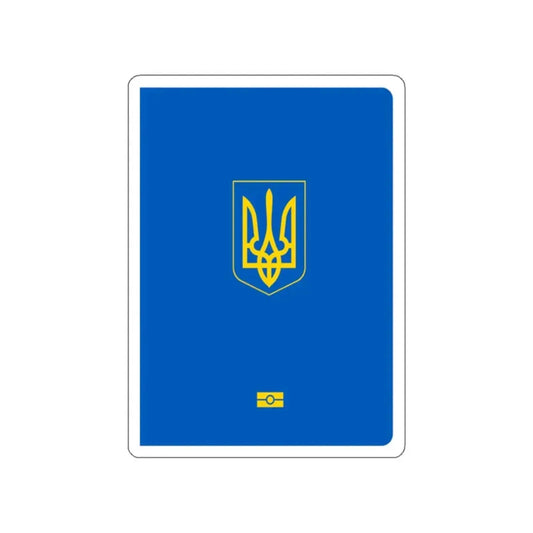 Ukrainian Passport STICKER Vinyl Die-Cut Decal 2 Inch - The Sticker Space