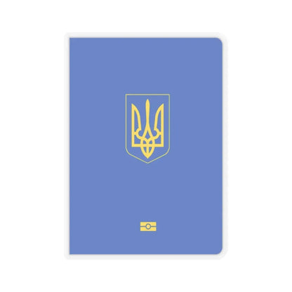 Ukrainian Passport - STICKER Vinyl Kiss-Cut Decal 2 Inch Transparent - The Sticker Space