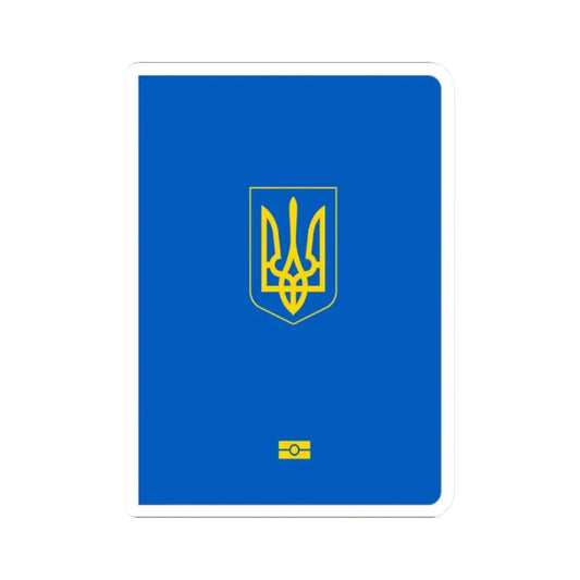 Ukrainian Passport - STICKER Vinyl Kiss-Cut Decal 2 Inch White - The Sticker Space