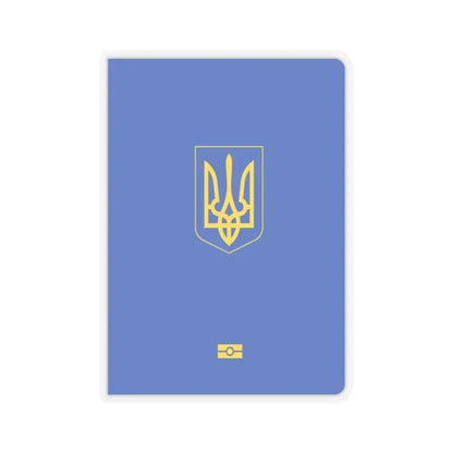 Ukrainian Passport - STICKER Vinyl Kiss-Cut Decal 3 Inch Transparent - The Sticker Space