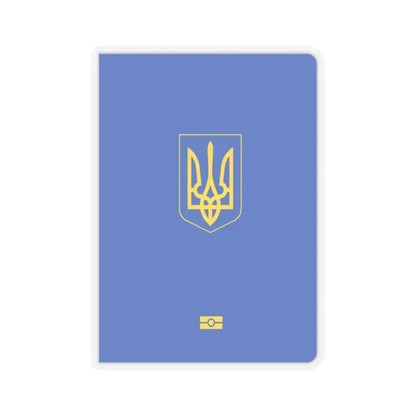 Ukrainian Passport - STICKER Vinyl Kiss-Cut Decal 4 Inch Transparent - The Sticker Space