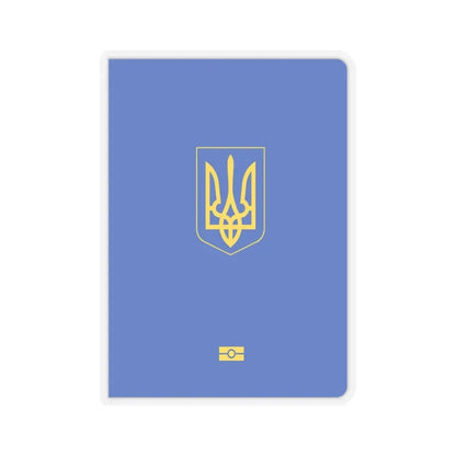 Ukrainian Passport - STICKER Vinyl Kiss-Cut Decal 6 Inch Transparent - The Sticker Space