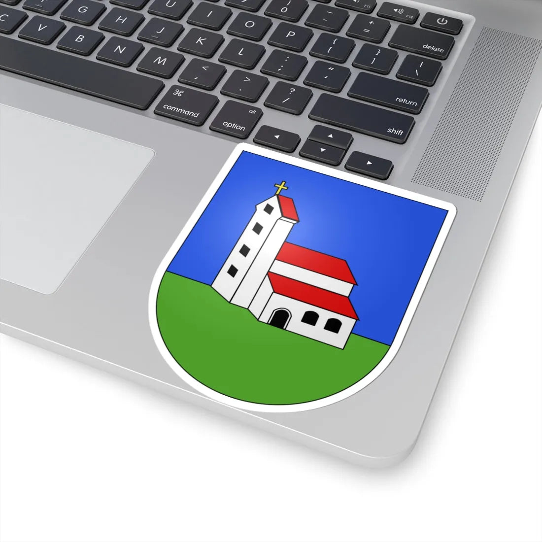 Ulmiz-coat of arms (Switzerland) (Coat of Arms) STICKER Vinyl Kiss-Cut Decal - The Sticker Space