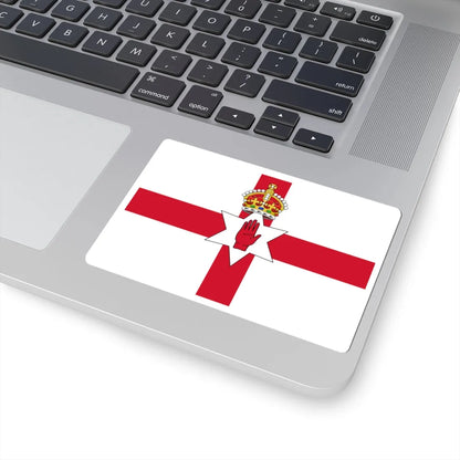Ulster Banner Tudor Crown version 3-2 (Ireland) STICKER Vinyl Kiss-Cut Decal - The Sticker Space