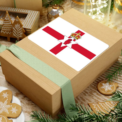 Ulster Banner Tudor Crown version 3-2 (Ireland) STICKER Vinyl Kiss-Cut Decal - The Sticker Space