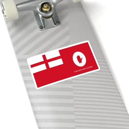 Ulster loyalist flag (Ireland) STICKER Vinyl Kiss-Cut Decal - The Sticker Space