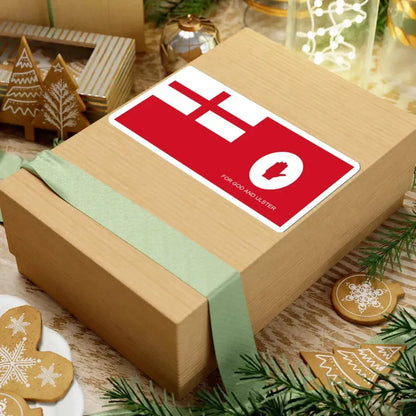 Ulster loyalist flag (Ireland) STICKER Vinyl Kiss-Cut Decal - The Sticker Space