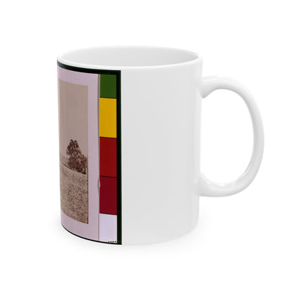 Ulysses S. Grant, Full-Length Portrait, Facing Left, Standing Alongside His War Horse, Cincinnati (U.S. Civil War) White Coffee Mug-The Sticker Space