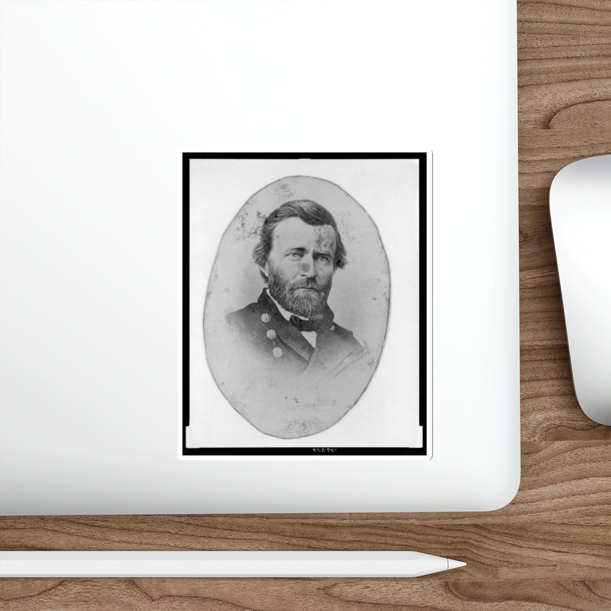 Ulysses S. Grant, In Uniform, Head-And-Shoulders Portrait, Facing Front (U.S. Civil War) STICKER Vinyl Die-Cut Decal-The Sticker Space