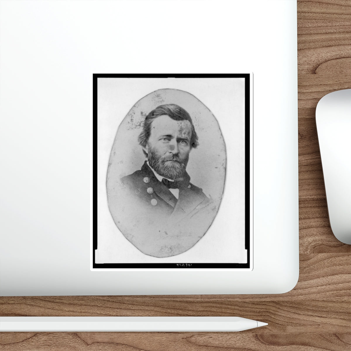 Ulysses S. Grant, In Uniform, Head-And-Shoulders Portrait, Facing Front (U.S. Civil War) STICKER Vinyl Die-Cut Decal-The Sticker Space