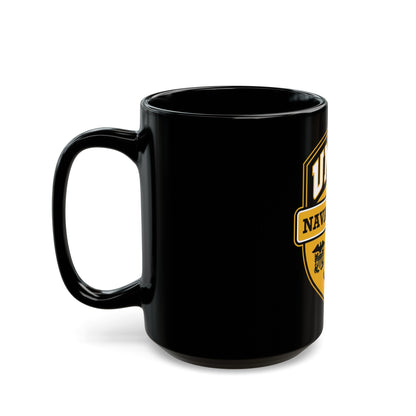 UMBC Naval ROTC (U.S. Navy) Black Coffee Mug-The Sticker Space