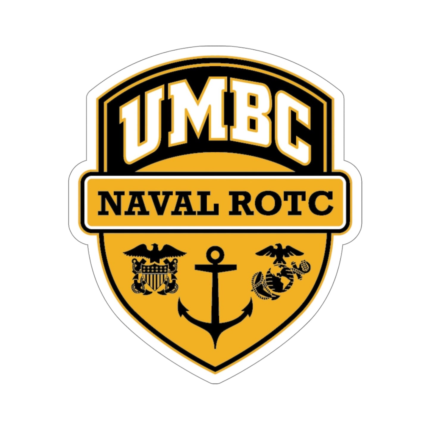 UMBC Naval ROTC (U.S. Navy) STICKER Vinyl Die-Cut Decal-5 Inch-The Sticker Space