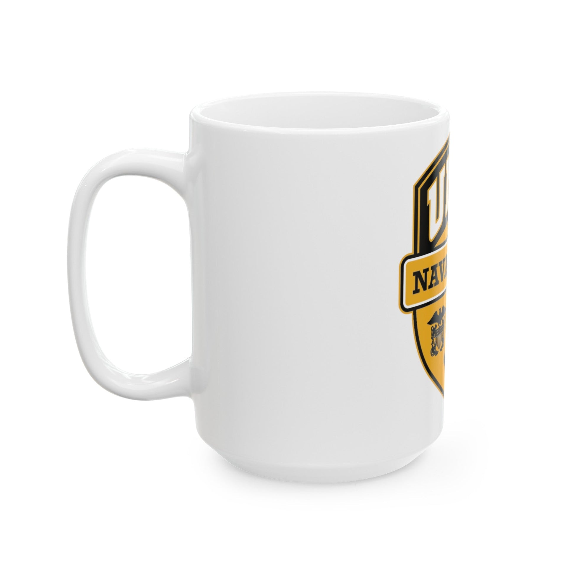 UMBC Naval ROTC (U.S. Navy) White Coffee Mug-The Sticker Space