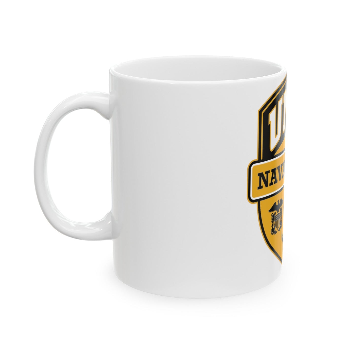 UMBC Naval ROTC (U.S. Navy) White Coffee Mug-The Sticker Space