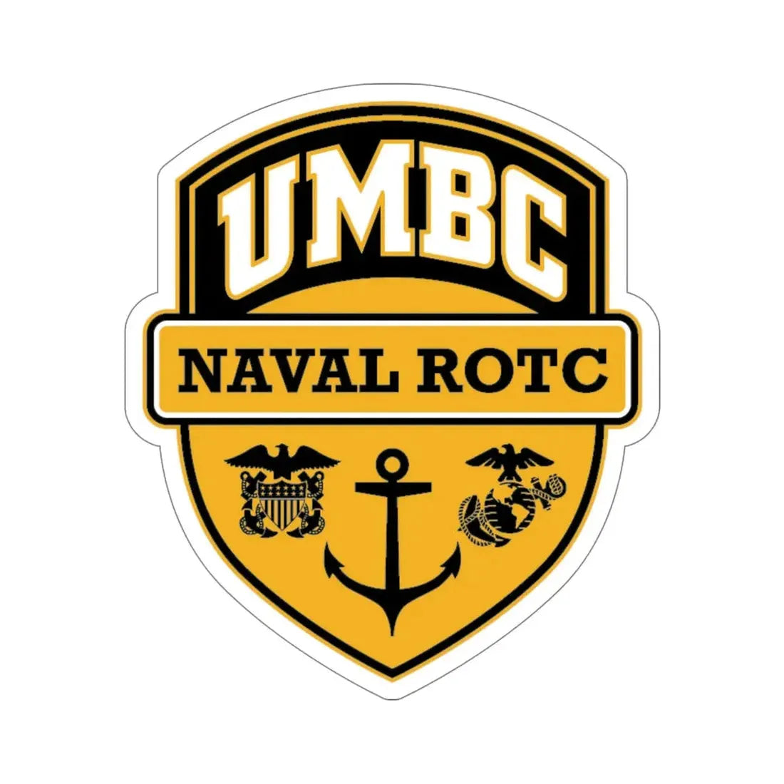 UMBC Naval ROTC (U.S. Navy) STICKER Vinyl Die-Cut Decal 6 Inch - The Sticker Space