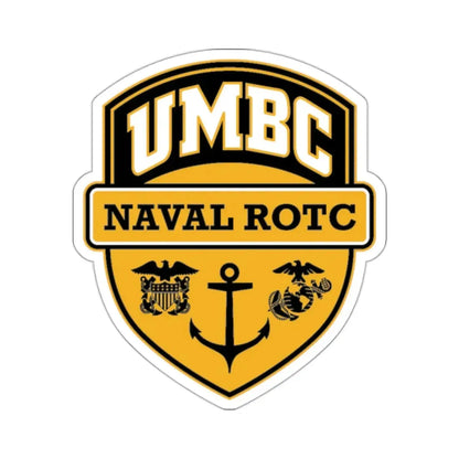 UMBC Naval ROTC (U.S. Navy) STICKER Vinyl Kiss-Cut Decal 2 Inch White - The Sticker Space