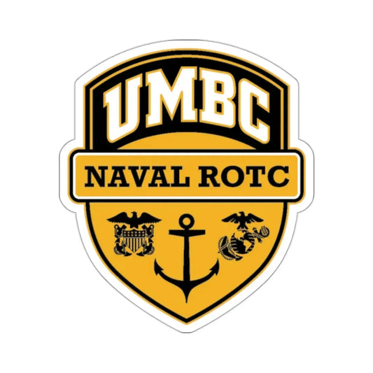 UMBC Naval ROTC (U.S. Navy) STICKER Vinyl Kiss-Cut Decal 2 Inch White - The Sticker Space