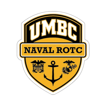 UMBC Naval ROTC (U.S. Navy) STICKER Vinyl Kiss-Cut Decal 3 Inch White - The Sticker Space