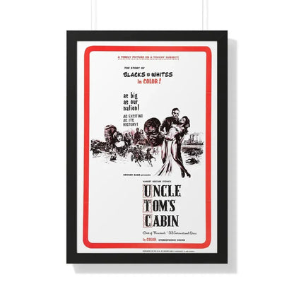 UNCLE TOM'S CABIN 1965 - Framed Movie Poster 20" x 30" Black - The Sticker Space
