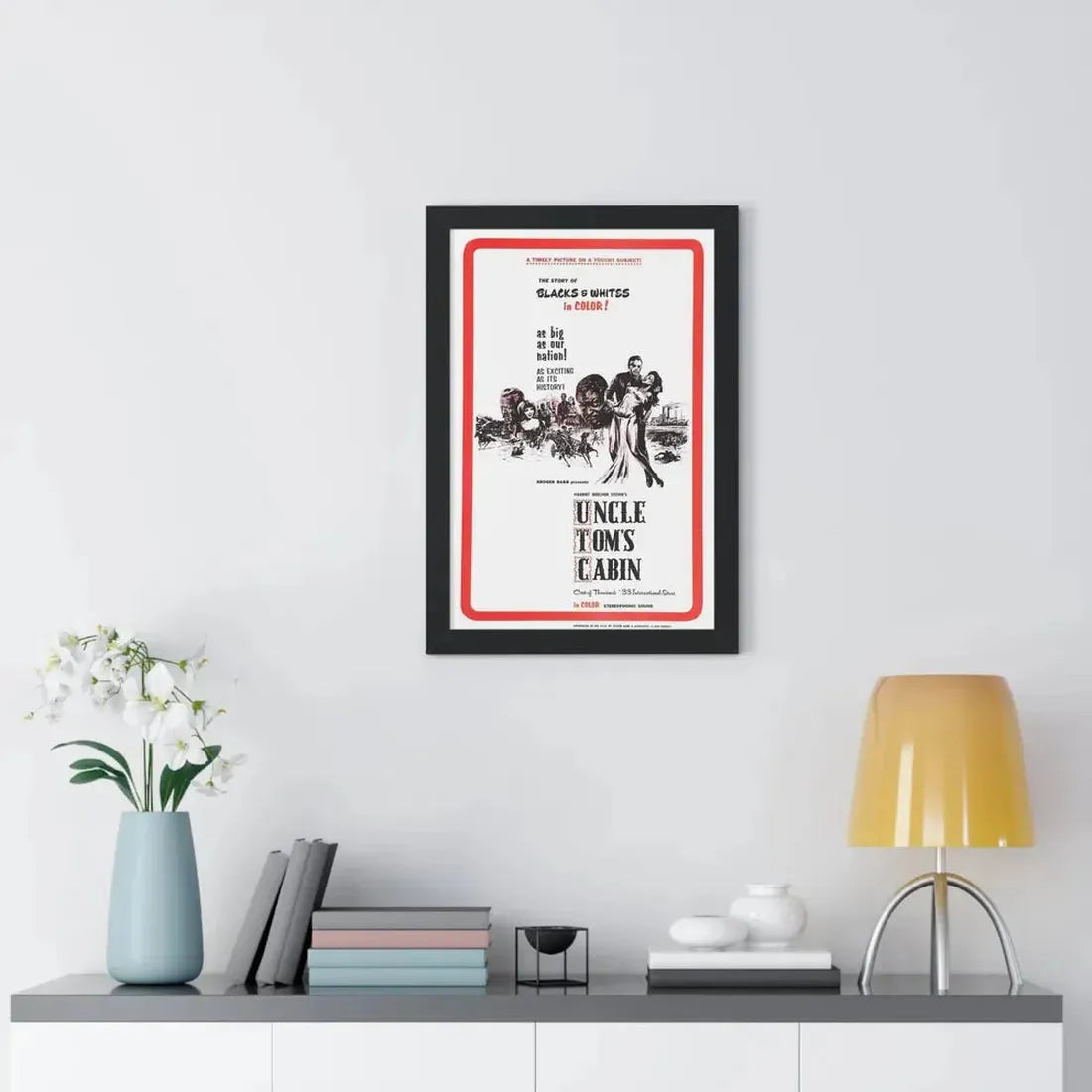 UNCLE TOM'S CABIN 1965 - Framed Movie Poster - The Sticker Space