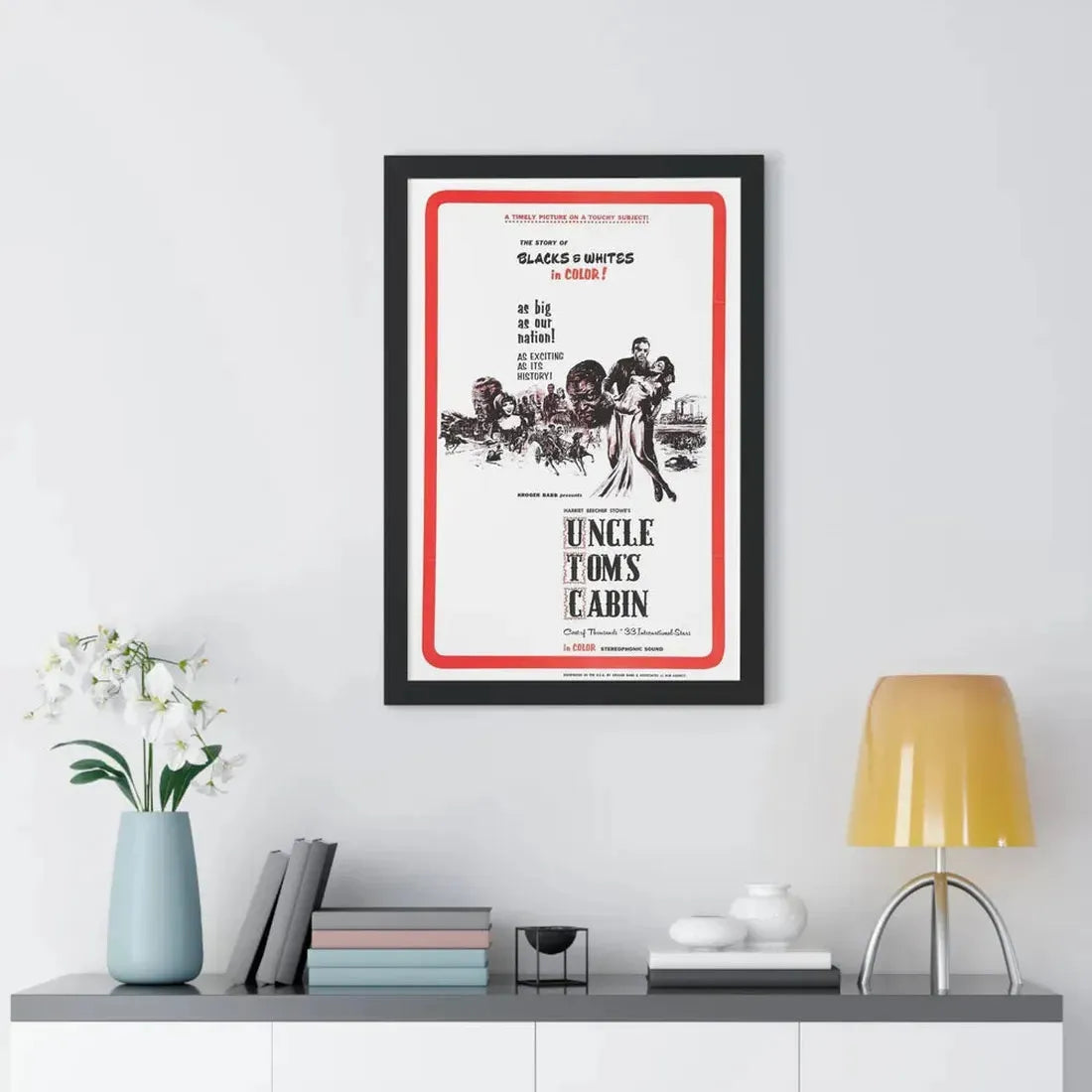 UNCLE TOM'S CABIN 1965 - Framed Movie Poster - The Sticker Space