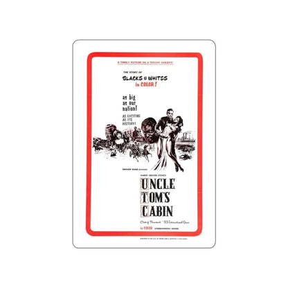 UNCLE TOM'S CABIN 1965 Movie Poster STICKER Vinyl Die-Cut Decal 4 Inch - The Sticker Space