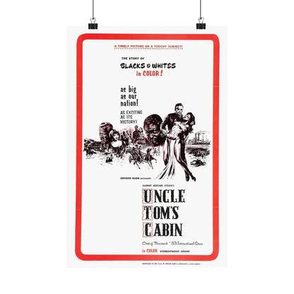 UNCLE TOM'S CABIN 1965 - Paper Movie Poster 12″ x 18″ Matte - The Sticker Space