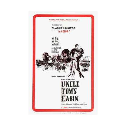 UNCLE TOM'S CABIN 1965 - Paper Movie Poster - The Sticker Space