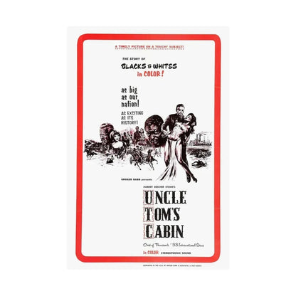 UNCLE TOM'S CABIN 1965 - Paper Movie Poster - The Sticker Space