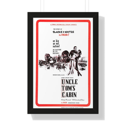 UNCLE TOM'S CABIN 1965 - Framed Movie Poster-16″ x 24″-The Sticker Space