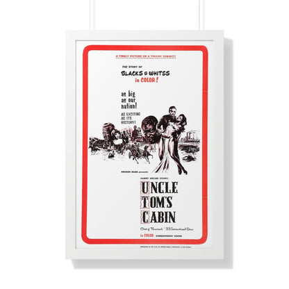 UNCLE TOM'S CABIN 1965 - Framed Movie Poster-20" x 30"-The Sticker Space