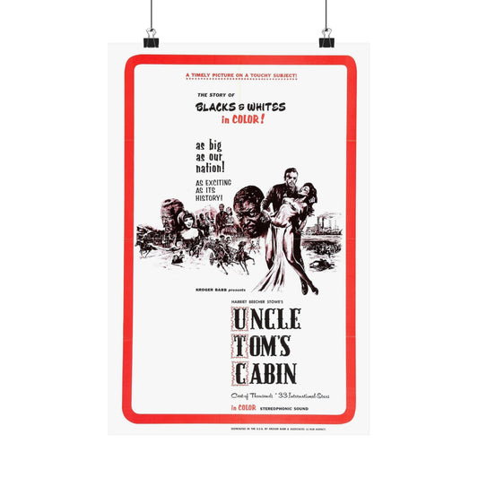 UNCLE TOM'S CABIN 1965 - Paper Movie Poster-12″ x 18″-The Sticker Space