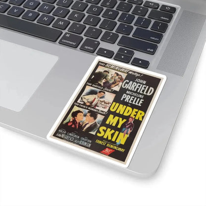 Under My Skin 1950 Movie Poster - STICKER Vinyl Kiss-Cut Decal - The Sticker Space