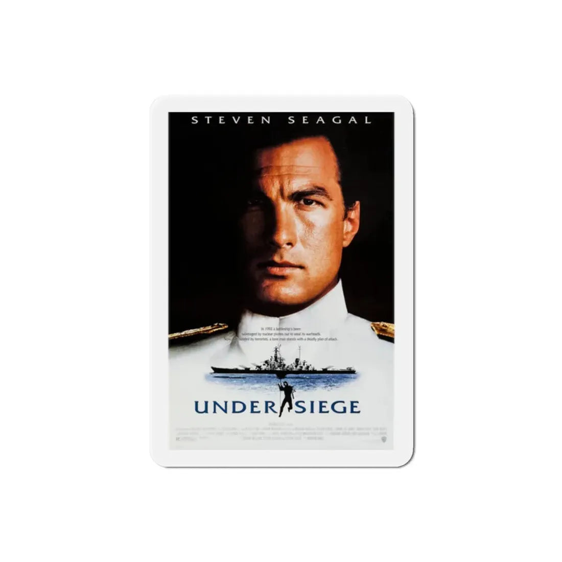 Under Siege 1992 Movie Poster Refrigerator Magnet 2 Inch - The Sticker Space