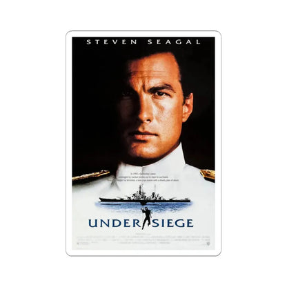 Under Siege 1992 Movie Poster - STICKER Vinyl Kiss-Cut Decal 4 Inch White - The Sticker Space