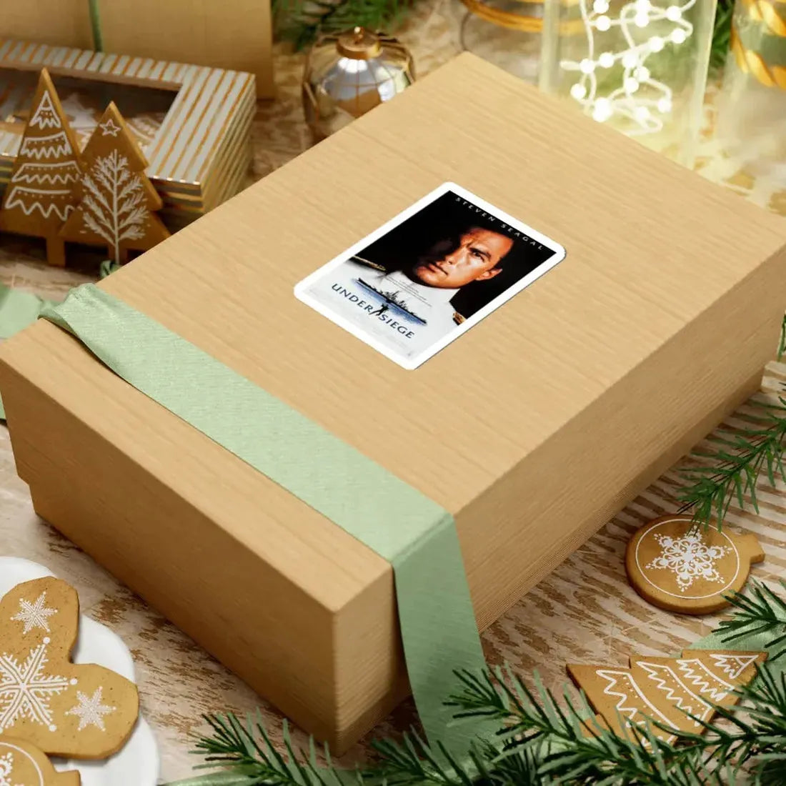 Under Siege 1992 Movie Poster - STICKER Vinyl Kiss-Cut Decal - The Sticker Space