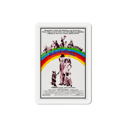 Under the Rainbow 1981 Movie Poster Refrigerator Magnet 2 Inch - The Sticker Space