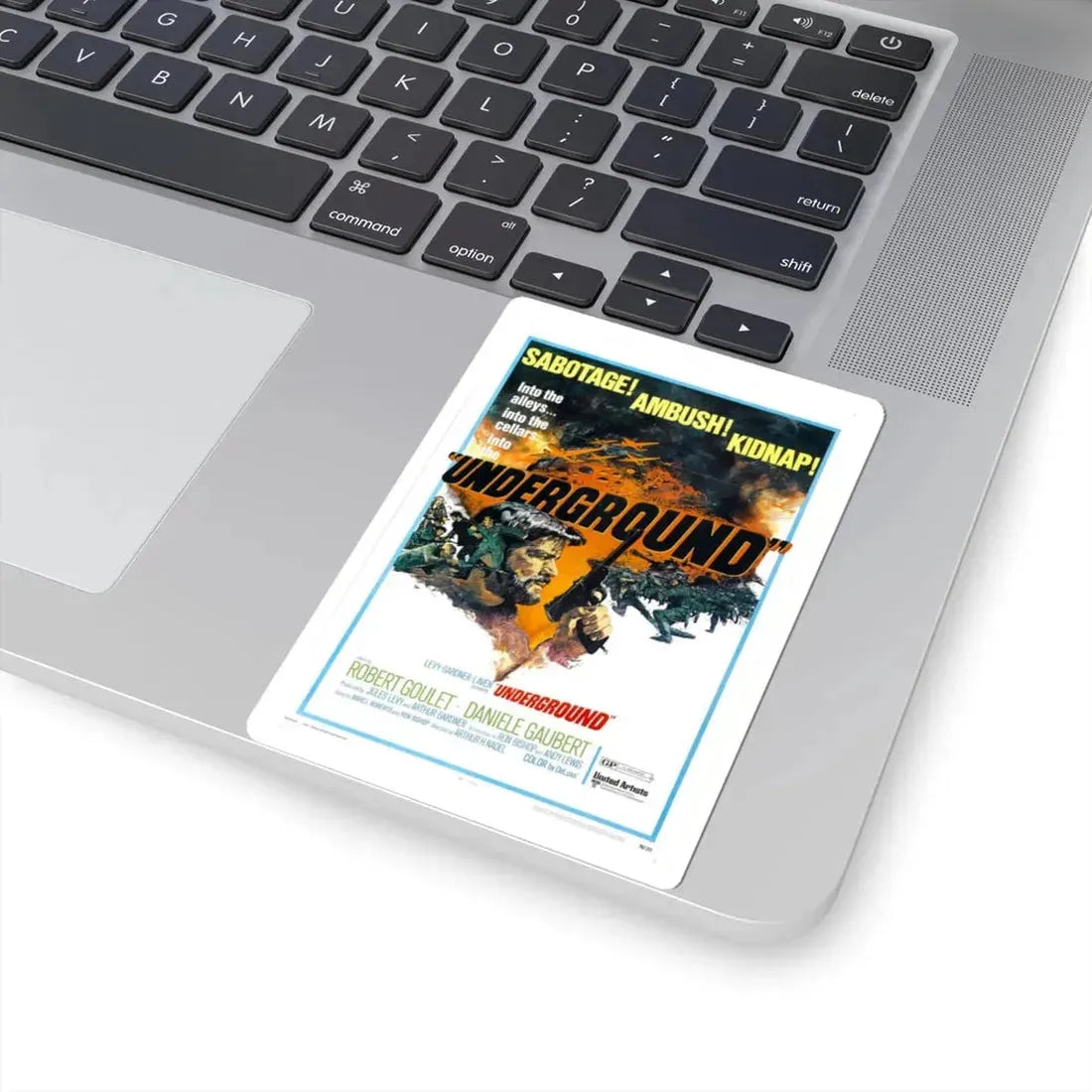 Underground 1970 Movie Poster - STICKER Vinyl Kiss-Cut Decal - The Sticker Space