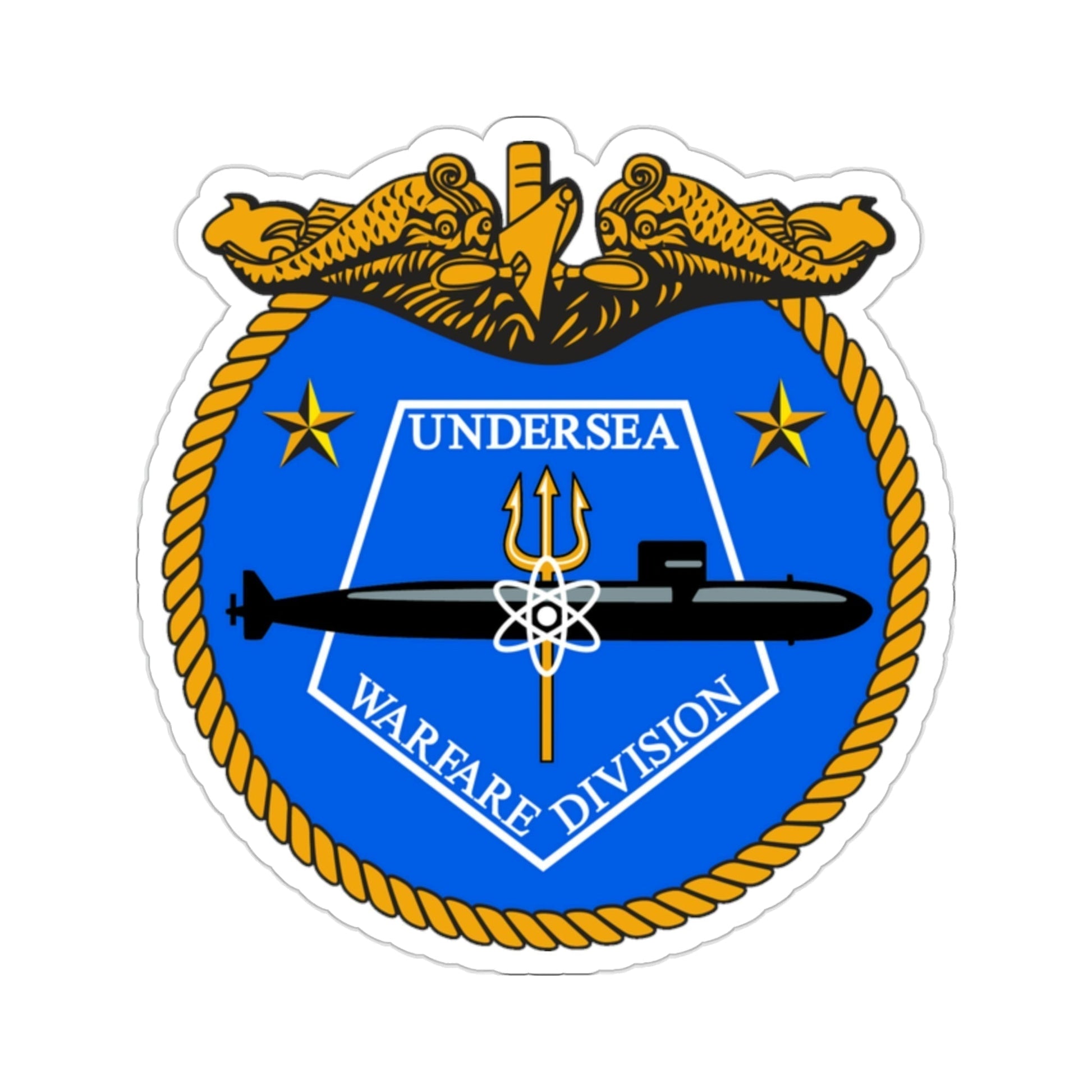 Undersea Warfare Division (U.S. Navy) STICKER Vinyl Die-Cut Decal-2 Inch-The Sticker Space