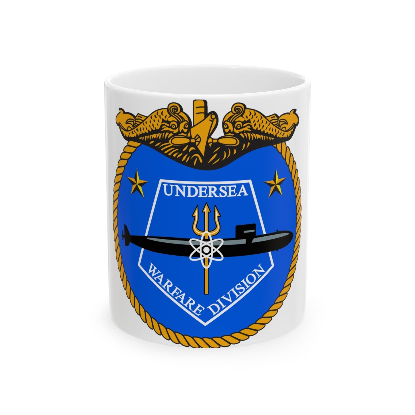 Undersea Warfare Division (U.S. Navy) White Coffee Mug-11oz-The Sticker Space