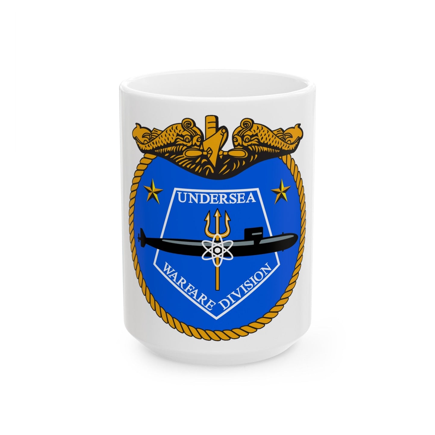 Undersea Warfare Division (U.S. Navy) White Coffee Mug-15oz-The Sticker Space