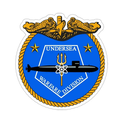 Undersea Warfare Division (U.S. Navy) STICKER Vinyl Die-Cut Decal 3 Inch - The Sticker Space